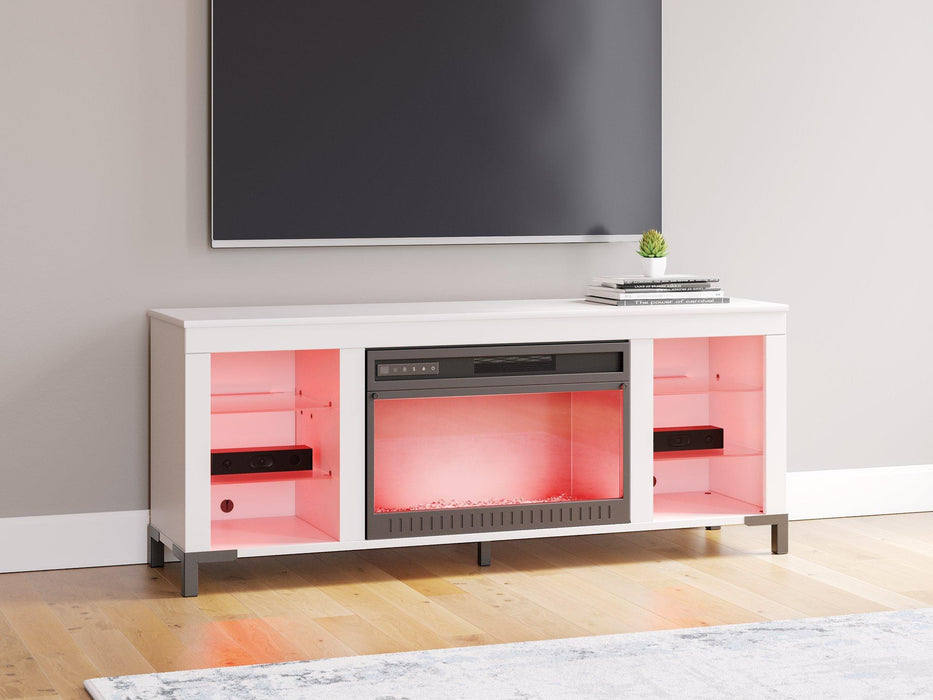 Brollevi 60" TV Stand with Electric Fireplace - Orlando Furniture Outlet (Casselberry,FL)