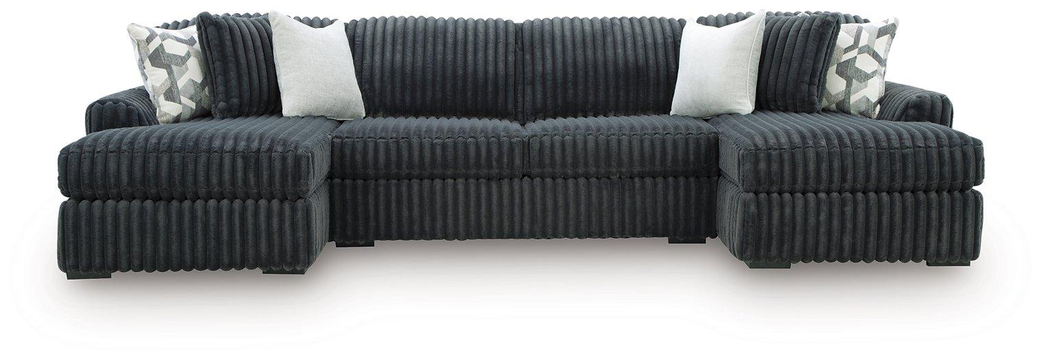 Midnight-Madness Sectional with Chaise - Orlando Furniture Outlet (Casselberry,FL)