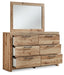 Hyanna Dresser and Mirror - Orlando Furniture Outlet (Casselberry,FL)