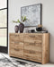Hyanna Dresser and Mirror - Orlando Furniture Outlet (Casselberry,FL)