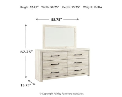 Cambeck Dresser and Mirror - Orlando Furniture Outlet (Casselberry,FL)