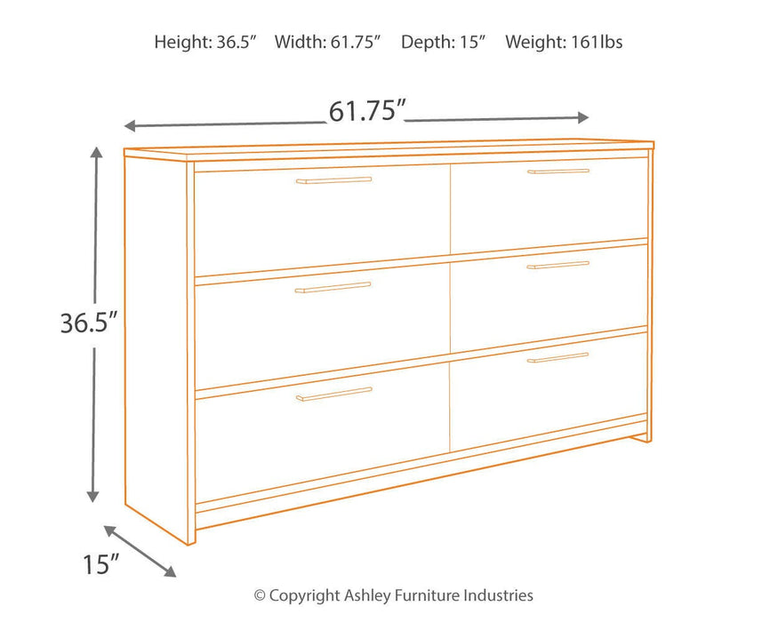 Baystorm Dresser - Orlando Furniture Outlet (Casselberry,FL)
