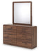 Fortlorn Dresser and Mirror - Orlando Furniture Outlet (Casselberry,FL)