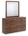 Fortlorn Dresser and Mirror - Orlando Furniture Outlet (Casselberry,FL)