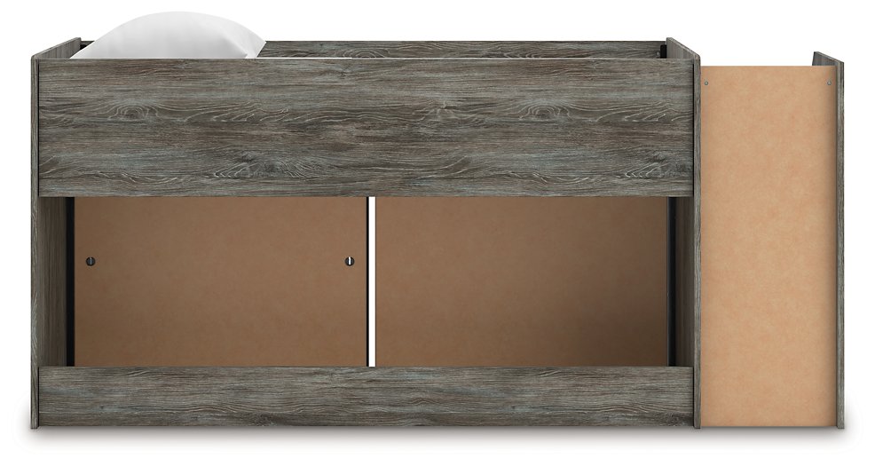 Frandern Loft Bed with Bookcase and Drawer Storage - Orlando Furniture Outlet (Casselberry,FL)