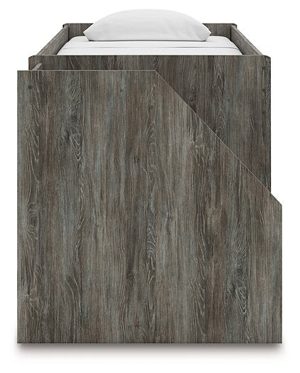 Frandern Loft Bed with Bookcase and Drawer Storage - Orlando Furniture Outlet (Casselberry,FL)