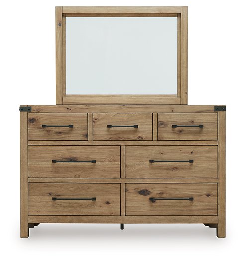 Ridgester Dresser and Mirror - Orlando Furniture Outlet (Casselberry,FL)