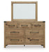 Ridgester Dresser and Mirror - Orlando Furniture Outlet (Casselberry,FL)