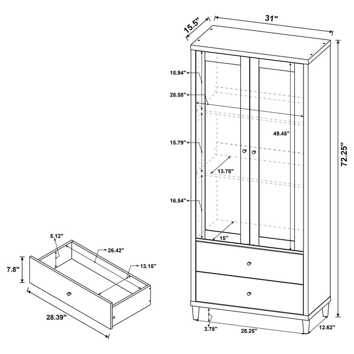 Wadeline Tall Accent Cabinet
