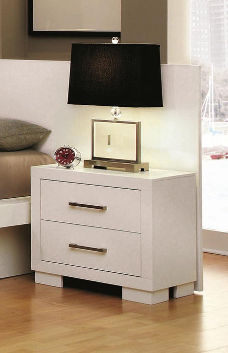 Jessica Nightstand Panels White (Set of 2) - Orlando Furniture Outlet (Casselberry,FL)