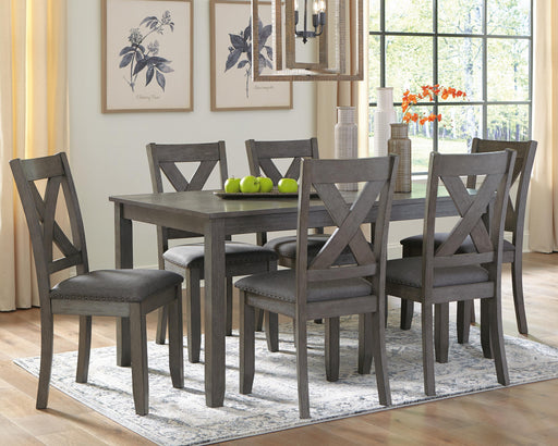 Caitbrook Dining Table and Chairs (Set of 7) - Orlando Furniture Outlet (Casselberry,FL)