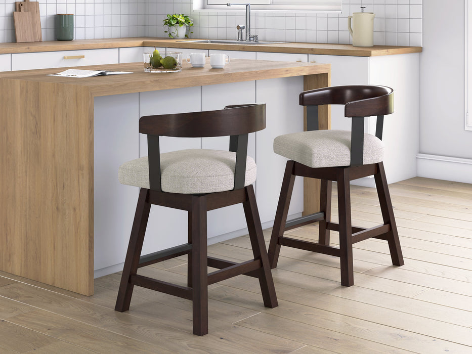 Haddigan Counter Height Barstool (Set of 2) - Orlando Furniture Outlet (Casselberry,FL)