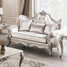 Acapulco White & Espresso Loveseat - Orlando Furniture Outlet (Casselberry,FL)