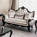Acapulco White & Espresso Loveseat - Orlando Furniture Outlet (Casselberry,FL)