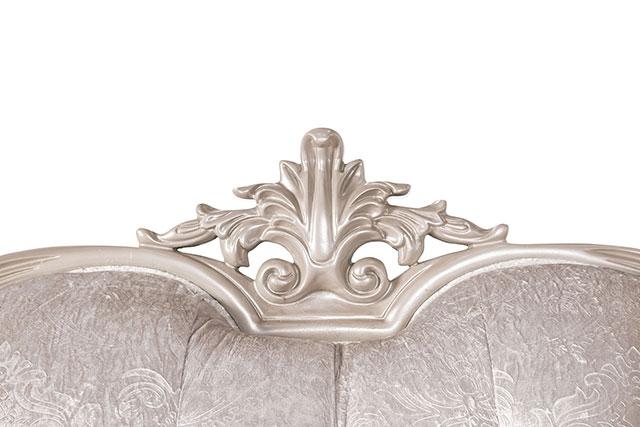 Acapulco White & Espresso Loveseat - Orlando Furniture Outlet (Casselberry,FL)