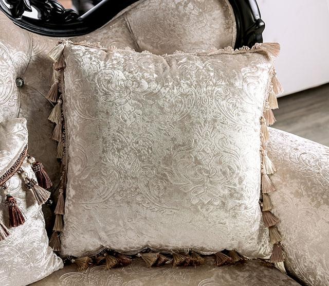 Acapulco White & Espresso Loveseat - Orlando Furniture Outlet (Casselberry,FL)