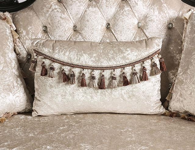 Acapulco White & Espresso Loveseat - Orlando Furniture Outlet (Casselberry,FL)