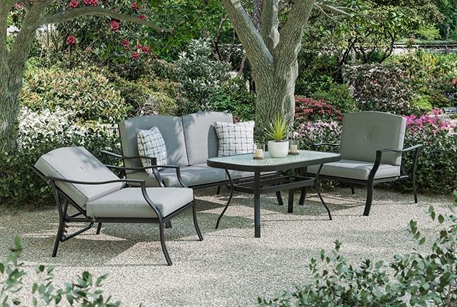 Adele 5 Pc. Conversation Set w/ Adjustable Chairs