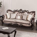 Albacete Sofa Campage & Walnut - Orlando Furniture Outlet (Casselberry,FL)