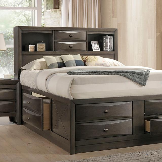 Zosimo E.King, Full, & Queen Storage Bed - Orlando Furniture Outlet (Casselberry,FL)