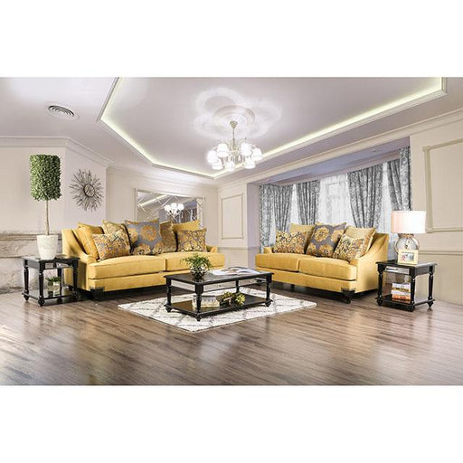 Wolver Gold/Gray Chair, Gold - Orlando Furniture Outlet (Casselberry,FL)