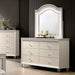 ALLIE Dresser Beige & Rose Gold - Orlando Furniture Outlet (Casselberry,FL)