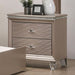 ALLIE Night Stand Beige & Rose Gold - Orlando Furniture Outlet (Casselberry,FL)