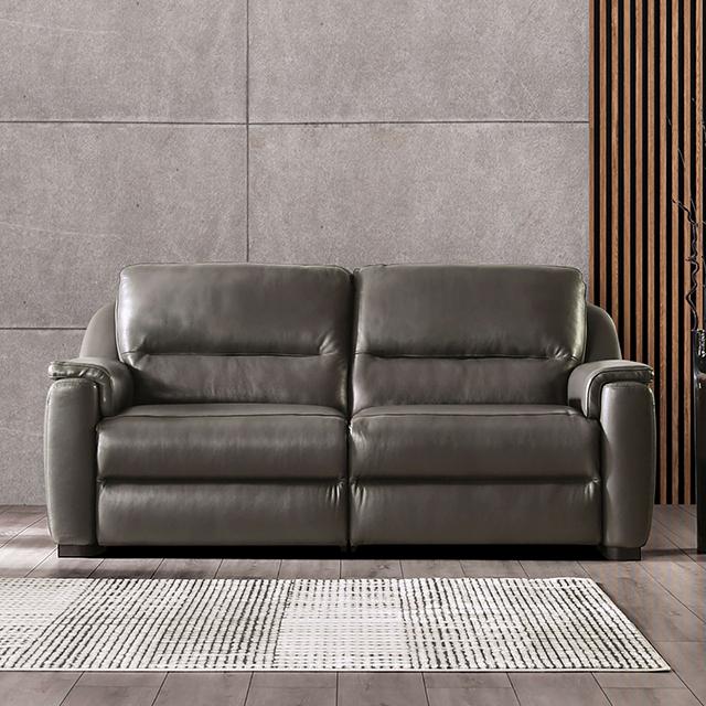 ALTAMURA Power Sofa, Gray & Beige - Orlando Furniture Outlet (Casselberry,FL)