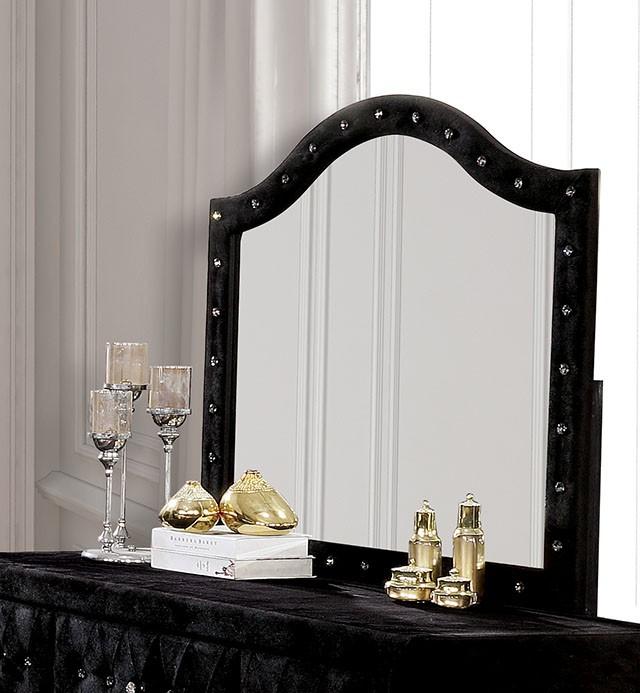 Alzire Black & Blue Mirror - Orlando Furniture Outlet (Casselberry,FL)