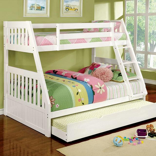 Canberra Twin/Full Bunk Bed - Orlando Furniture Outlet (Casselberry,FL)