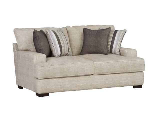 ARDENFOLD Loveseat, Beige & Gray - Orlando Furniture Outlet (Casselberry,FL)