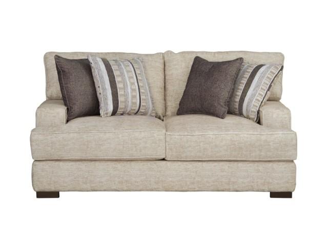 ARDENFOLD Loveseat, Beige & Gray - Orlando Furniture Outlet (Casselberry,FL)