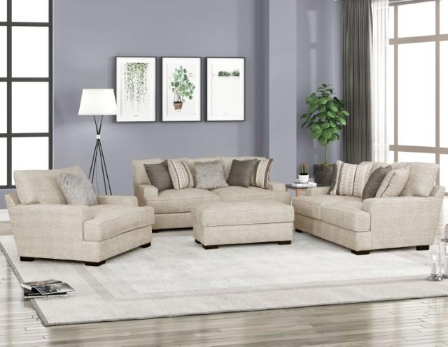 ARDENFOLD Loveseat, Beige & Gray - Orlando Furniture Outlet (Casselberry,FL)