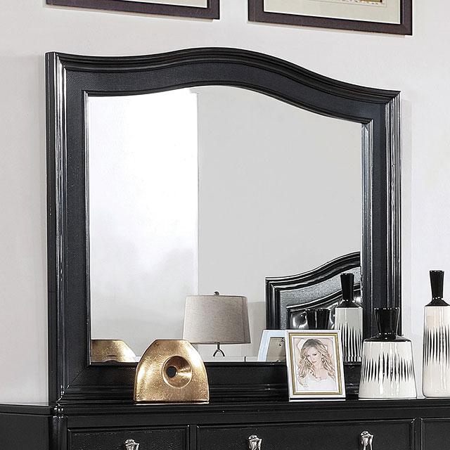 Ariston Mirror White, Silver, & Black - Orlando Furniture Outlet (Casselberry,FL)