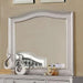Ariston Mirror White, Silver, & Black - Orlando Furniture Outlet (Casselberry,FL)