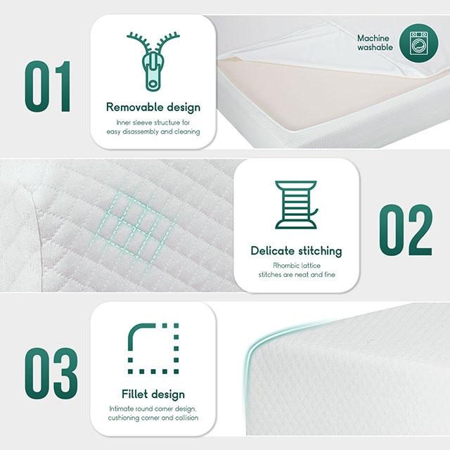 Artemisia 6" Full Memory Foam Mattress - Orlando Furniture Outlet (Casselberry,FL)