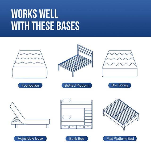 Artemisia 6" Full, Queen, & Twin Memory Foam Mattress - Orlando Furniture Outlet (Casselberry,FL)