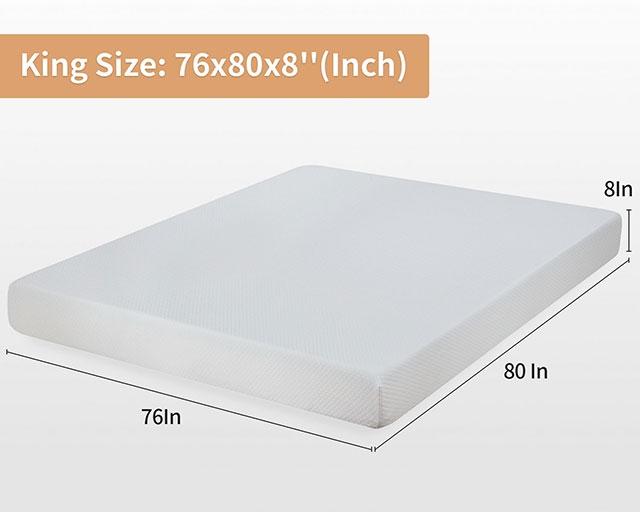 Artemisia 8" Cal. King, E.King, Full, & Queen Memory Foam Mattress - Orlando Furniture Outlet (Casselberry,FL)