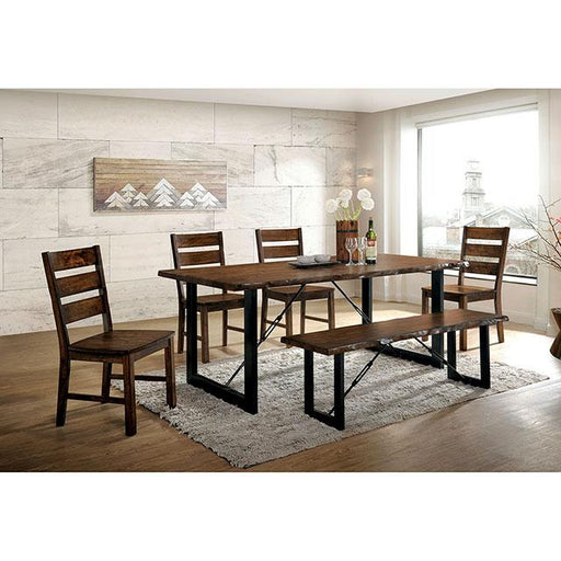 Dulce Dining Table Set Bench - Orlando Furniture Outlet (Casselberry,FL)