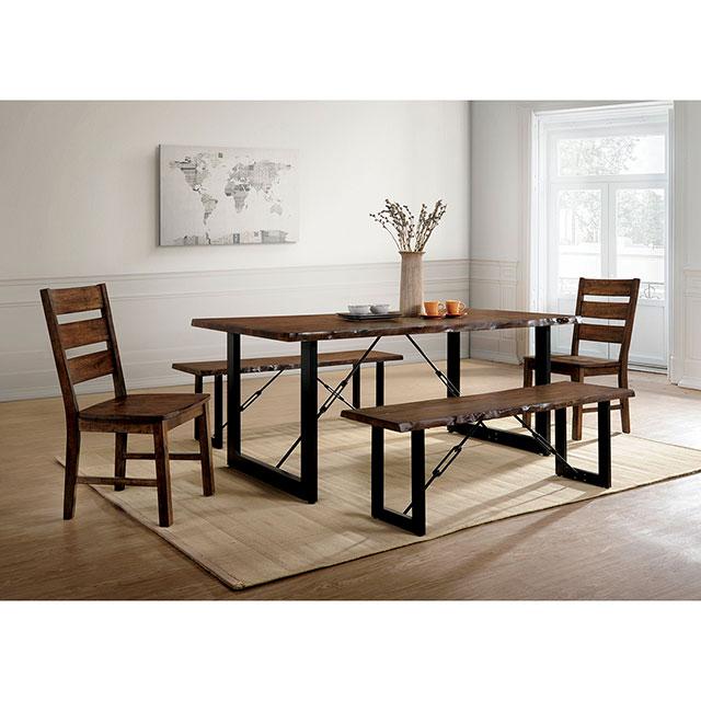 Dulce Dining Table Set Bench - Orlando Furniture Outlet (Casselberry,FL)