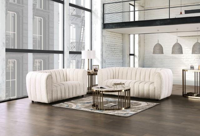 AVERSA Loveseat, Black, Gray, & White - Orlando Furniture Outlet (Casselberry,FL)