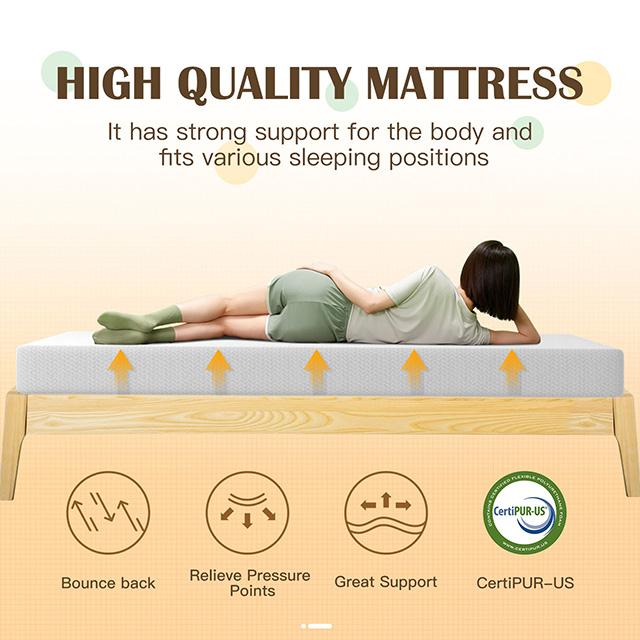 Forsythia 8" Queen Green Tea Gel Memory Foam - Orlando Furniture Outlet (Casselberry,FL)