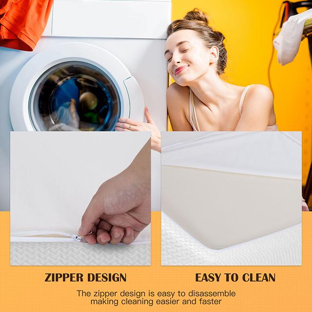 Forsythia 8" Full Green Tea Gel Memory Foam