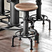 Foskey Antique Black Counter Ht. Chair (2/CTN) - Orlando Furniture Outlet (Casselberry,FL)