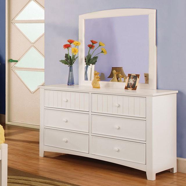 Corry White Mirror - Orlando Furniture Outlet (Casselberry,FL)