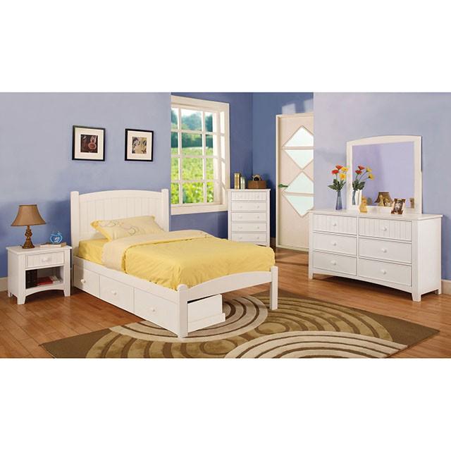 Corry White Mirror - Orlando Furniture Outlet (Casselberry,FL)