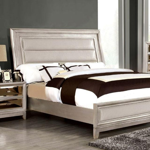 Golva Bed Beige & Black - Orlando Furniture Outlet (Casselberry,FL)