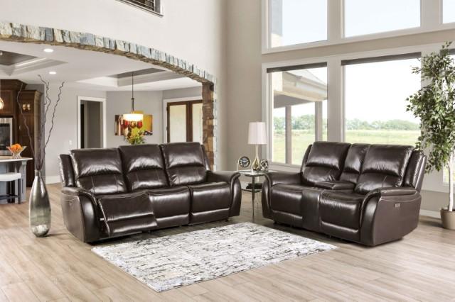 GORGIUS Power Sofa, Espresso - Orlando Furniture Outlet (Casselberry,FL)
