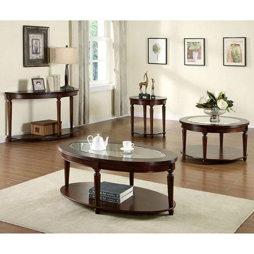 Granvia Dark Cherry End Table - Orlando Furniture Outlet (Casselberry,FL)