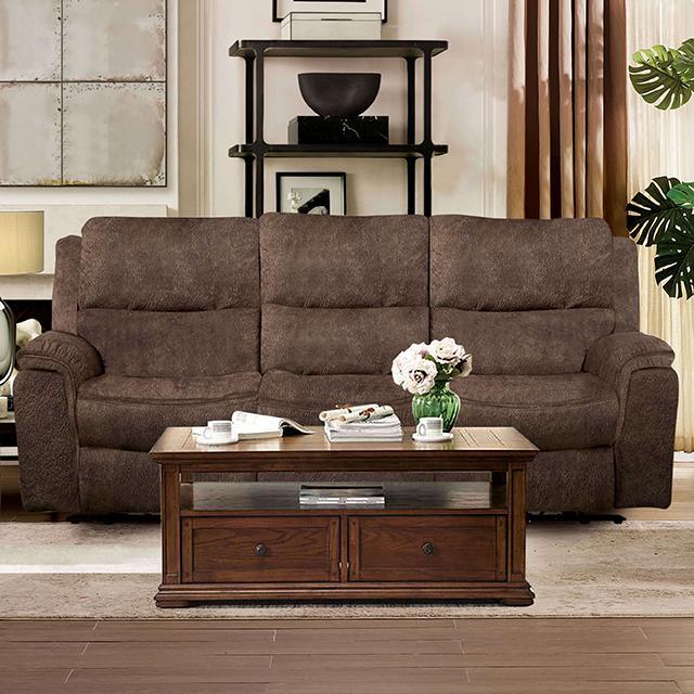 HENRICUS Sofa, Dark Brown - Orlando Furniture Outlet (Casselberry,FL)